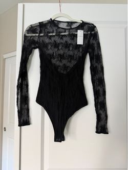 Abercrombie Black Lace Bodysuit XS