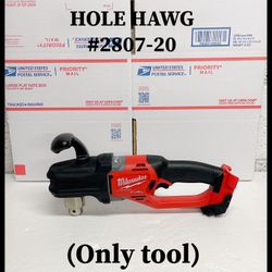 Milwaukee M18 FUEL GEN II 18V Lithium-Ion Brushless Cordless 1/2 in. Hole Hawg Right Angle Drill (Tool-Only)