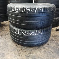 2 Used 265/50/R19 Pirelli Scorpion