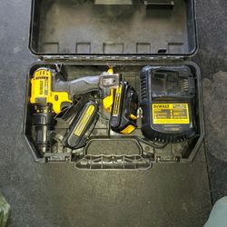 DEWALT Power Drill + Xtra Batteries And Charger