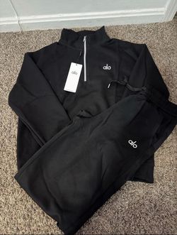 Alo black Quarter Zip size S