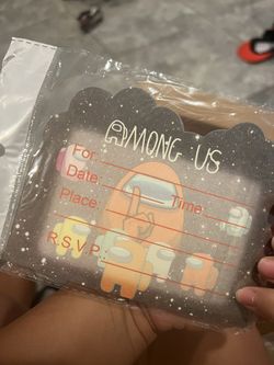 Among Us Party Supplies. 