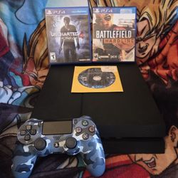 Sony Playstation 4 500GB Console with 3 Games