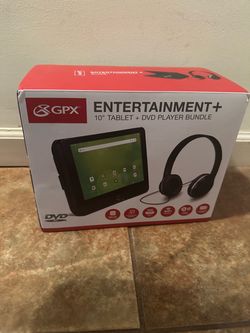 GPX Entertainment+ 10" Tablet & DVD Player Bundle