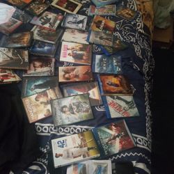 Movies Blue Ray N DVD Most Arent Even Open 