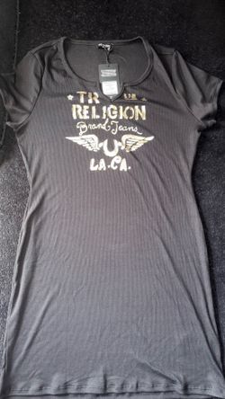 True Religion Wing Notch Neck Dress