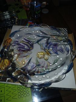 Glass platter