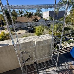 5- Tier Steel Shelf Chrome