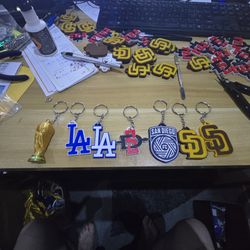 3D Printed Custom Made Keychains