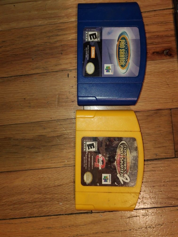 Tony Hawk Pro Skater 1 And 2 N64 Nintendo