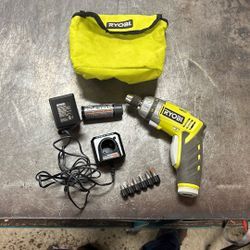 Ryobi 4V Lithium-Ion 1/4” Compact Screwdriver 