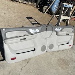 07-13 Silverado/GMC door Panels