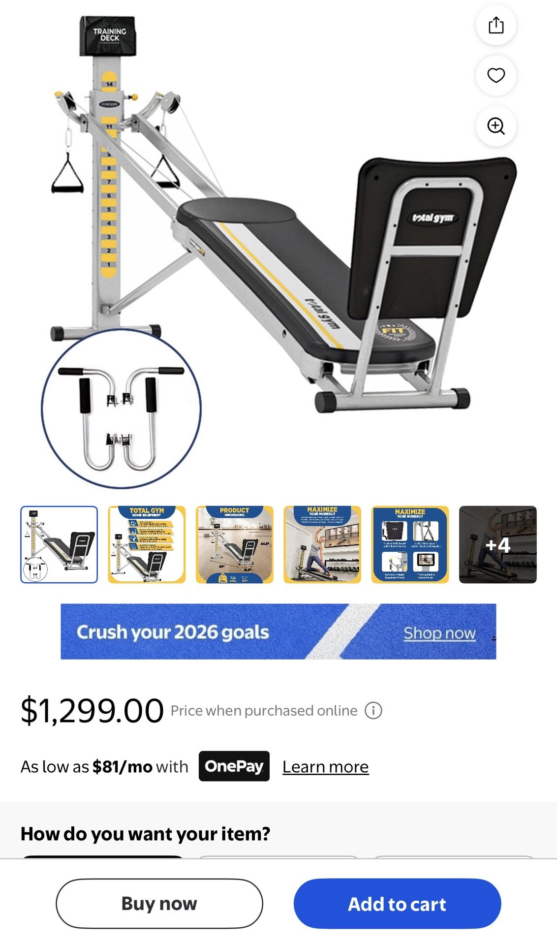 Total gym FIT Ultimate 15 Levels