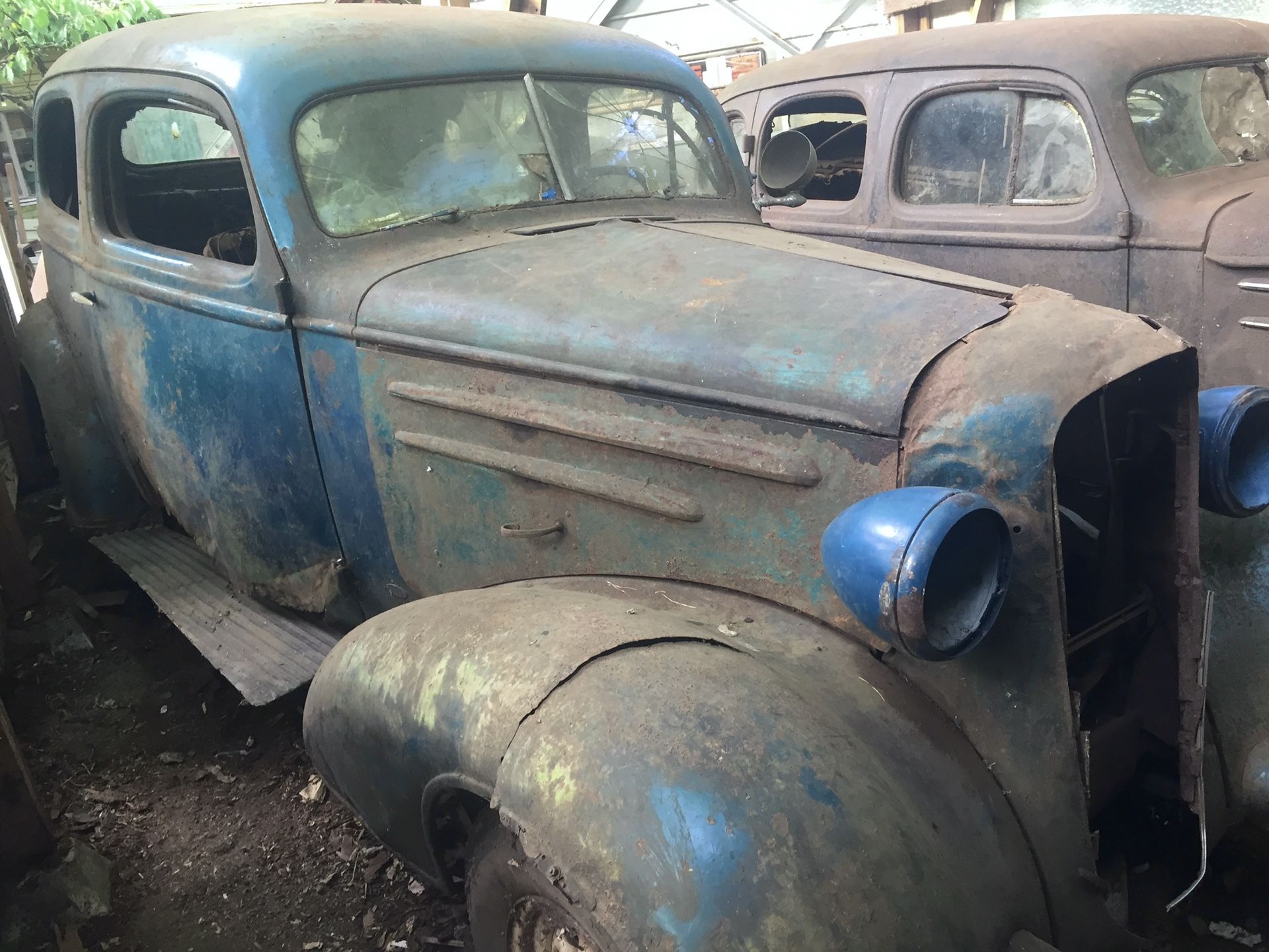 1936 Chevrolet Standard TwoDoor Sedan parts, Blue for Sale in Seattle