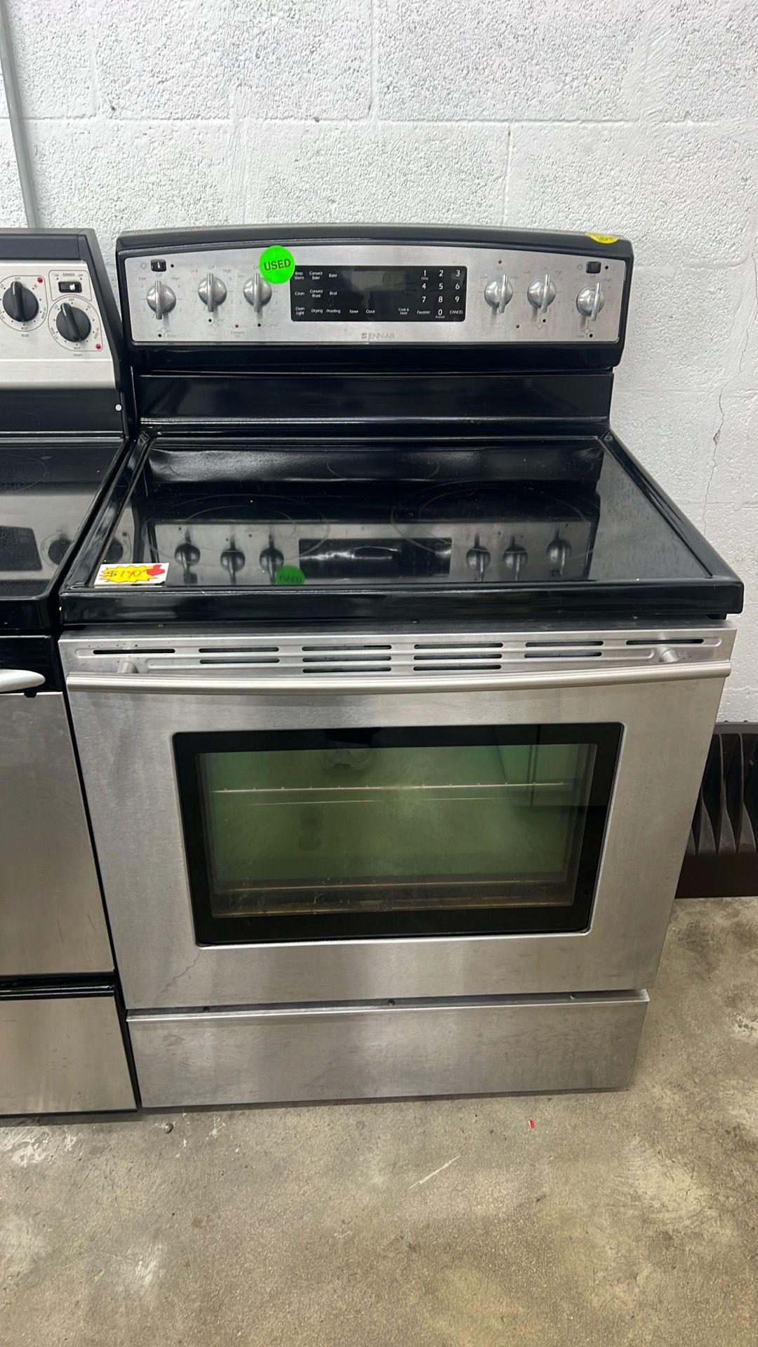 Jenn-air stove stainless steel