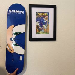 Sonic Decor & Skateboard 