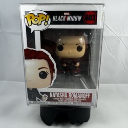Funko Pop! Marvel Black Widow Natasha Romanoff #603 Figure with Protector