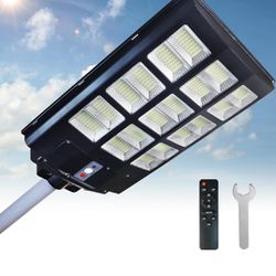1000W Solar Street Light Outdoor with Remote Control, 