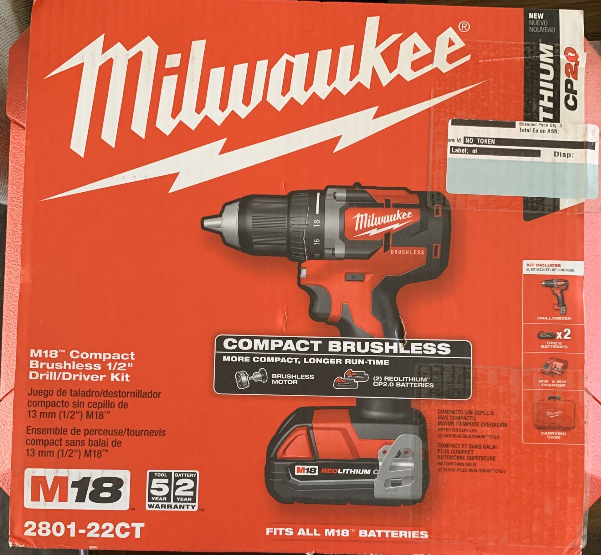 Milwaukee compact drill driver kit