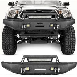 Nilight Full Width Winch Mount Front Bumper with LED Lights (14- 21 Tundra