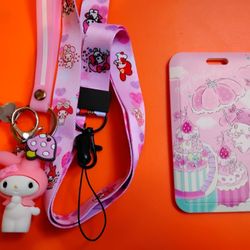 My Melody ID lanyard and Keychain 
