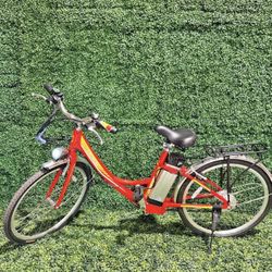 iDeaPlay Electric Bike 26, 250W E-Bike with 3 Riding Modes, Electric Bicycle for Women with Removabl