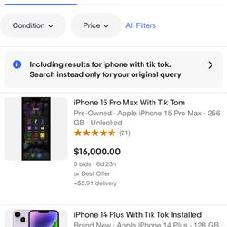 iPhone 15 With Tik Tok Installed