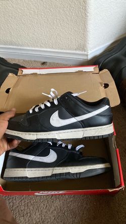 Nike Dunk Low 'Black White' size 12