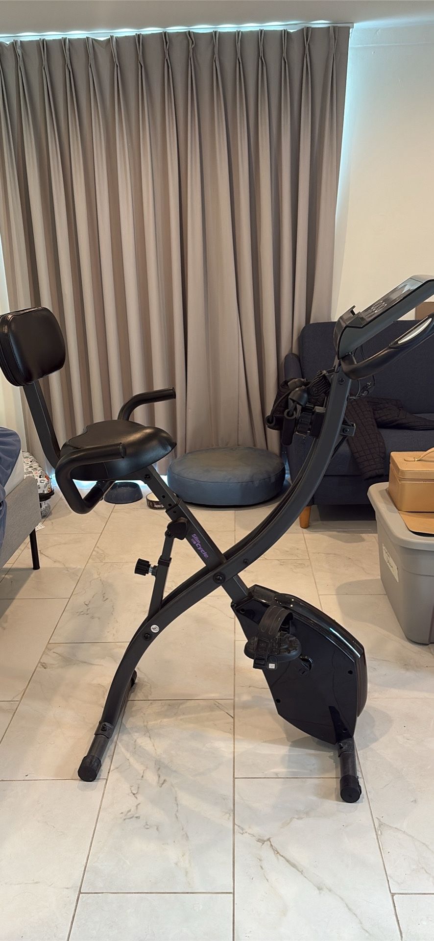Slim Cycle Stationary Bike
