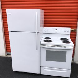 Matching Set Fridge And Stove