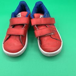 Adidas Marvel Spider-man Red Blue Sneakers Size 8K