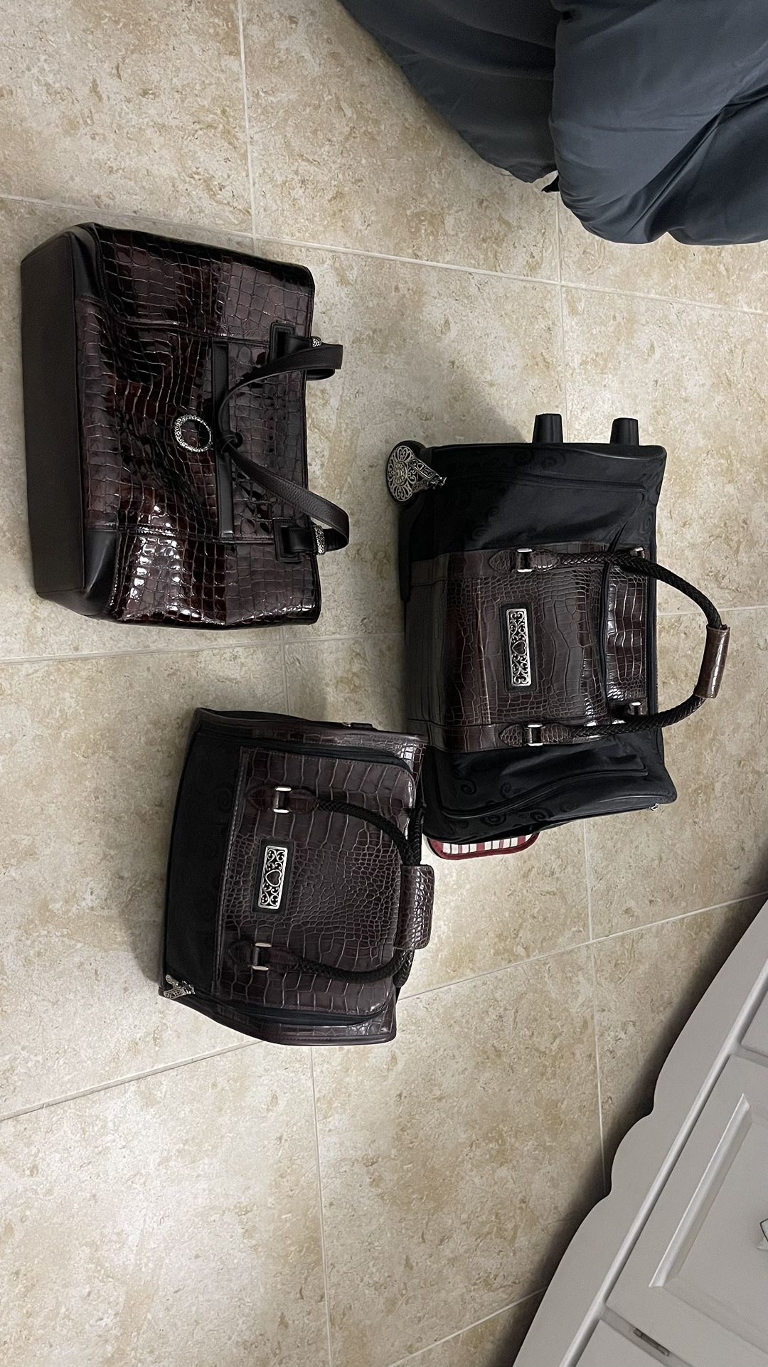 Brighton Travel/Overnight Bag Set