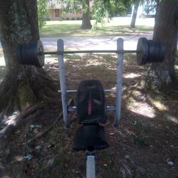 Weight set good as new.