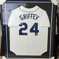 KEN GRIFFEY JR SIGNED/ FRAMED JERSEY