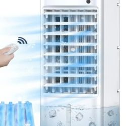 3-IN-1 Windowless Portable Air Cooler/Humidifier w/ Remote, Ice Packs


