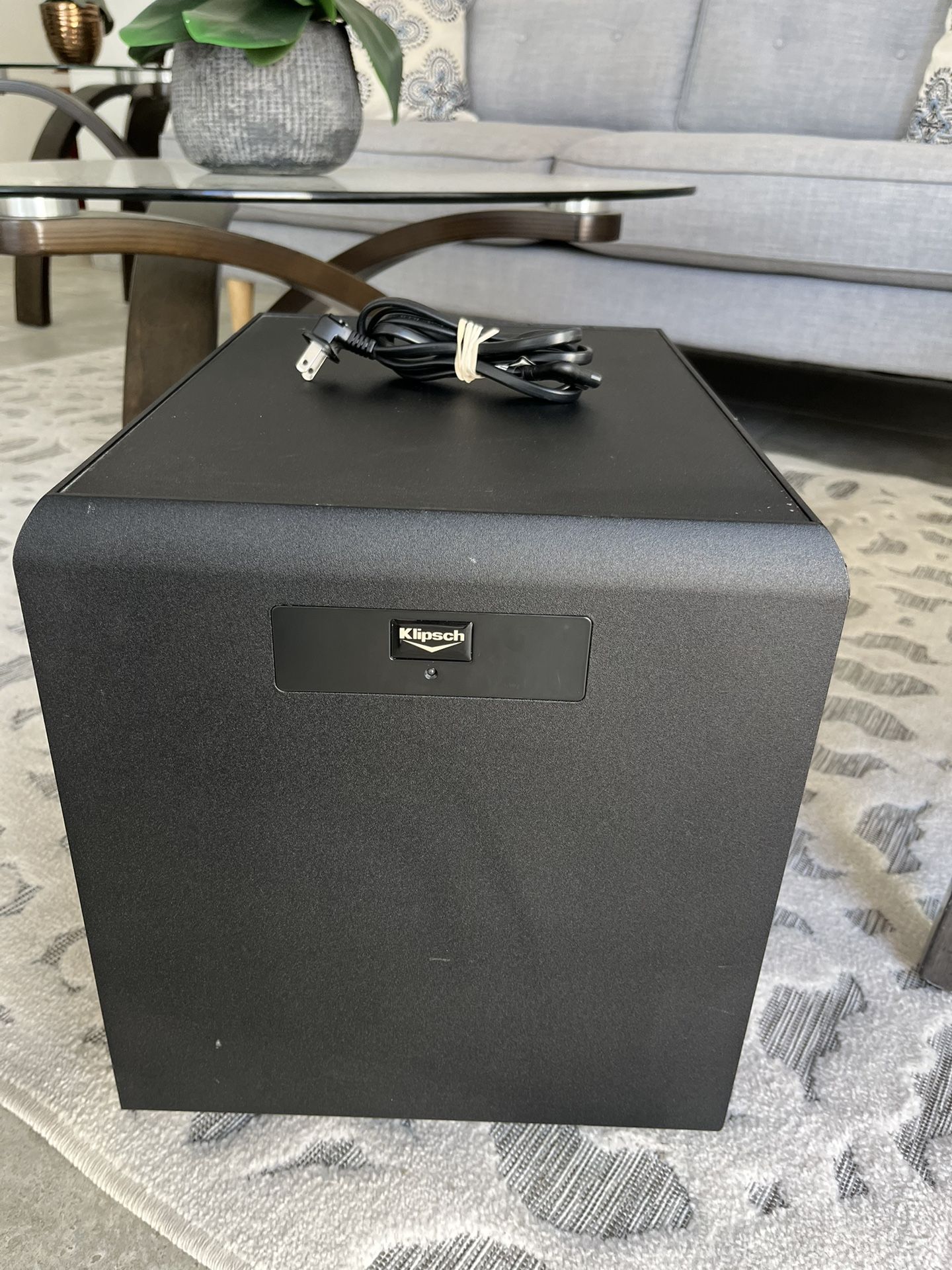 Klipsch SW-350 8" Down Firing 350 Watt Subwoofer Black
