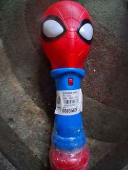 Spiderman bubble wand