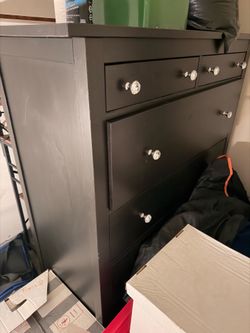 Black dresser