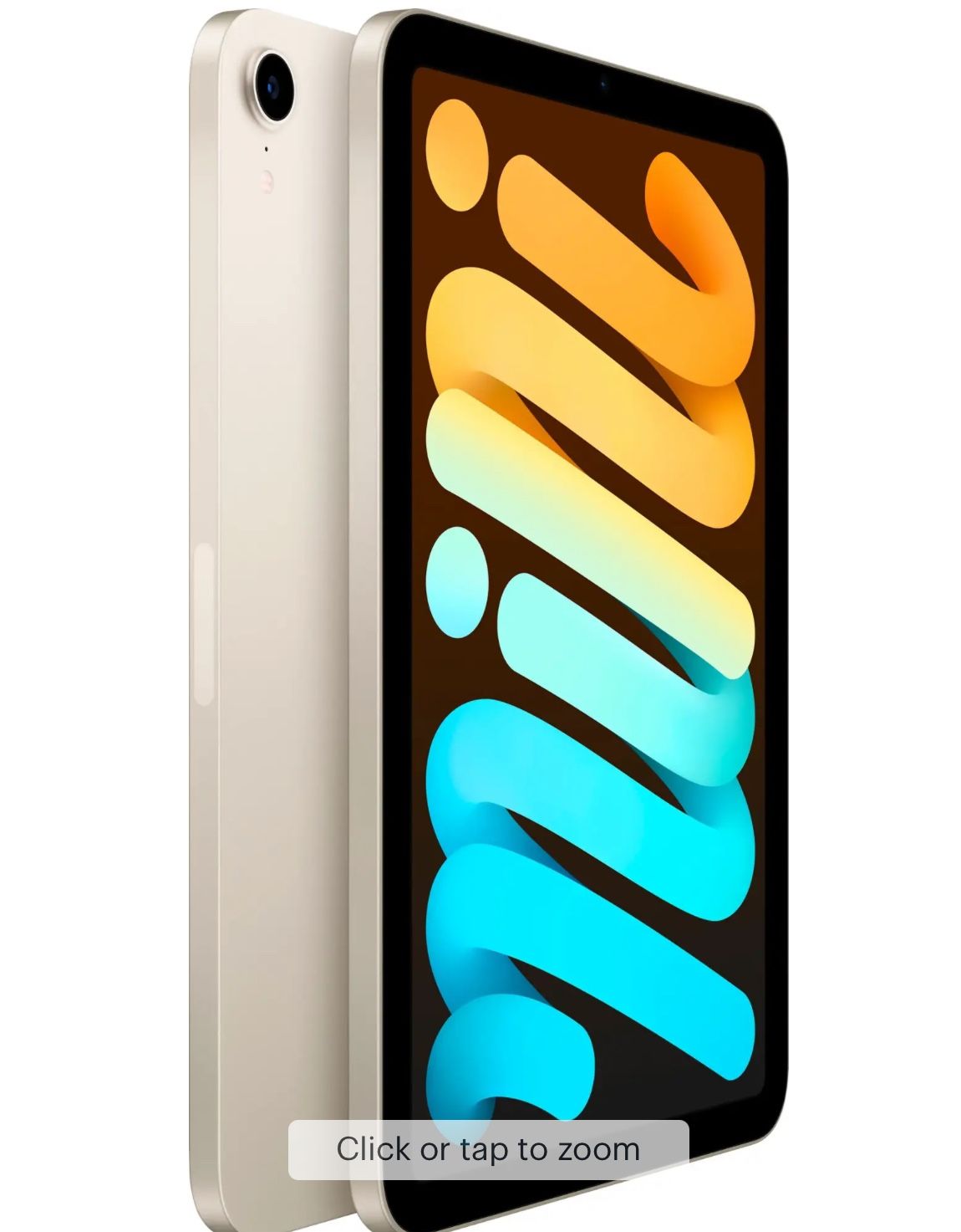 Apple - iPad mini (6th Generation) Wi-Fi - 64GB - Starlight Model:MK7P3LL/A, like new, bestbuy certified. Comes as shown. Grade A item