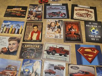 Antique Metal Pictures. 