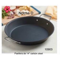 Paellera De 14” Carbón Steel Nueva En Su Caja 🌺 Princess House 🌺