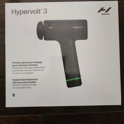 Hyperice Hypervolt 3 (Black) Massage Gun - New, Sealed