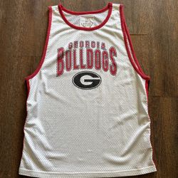 Womens Georgia Bulldogs Jersey Tank Top