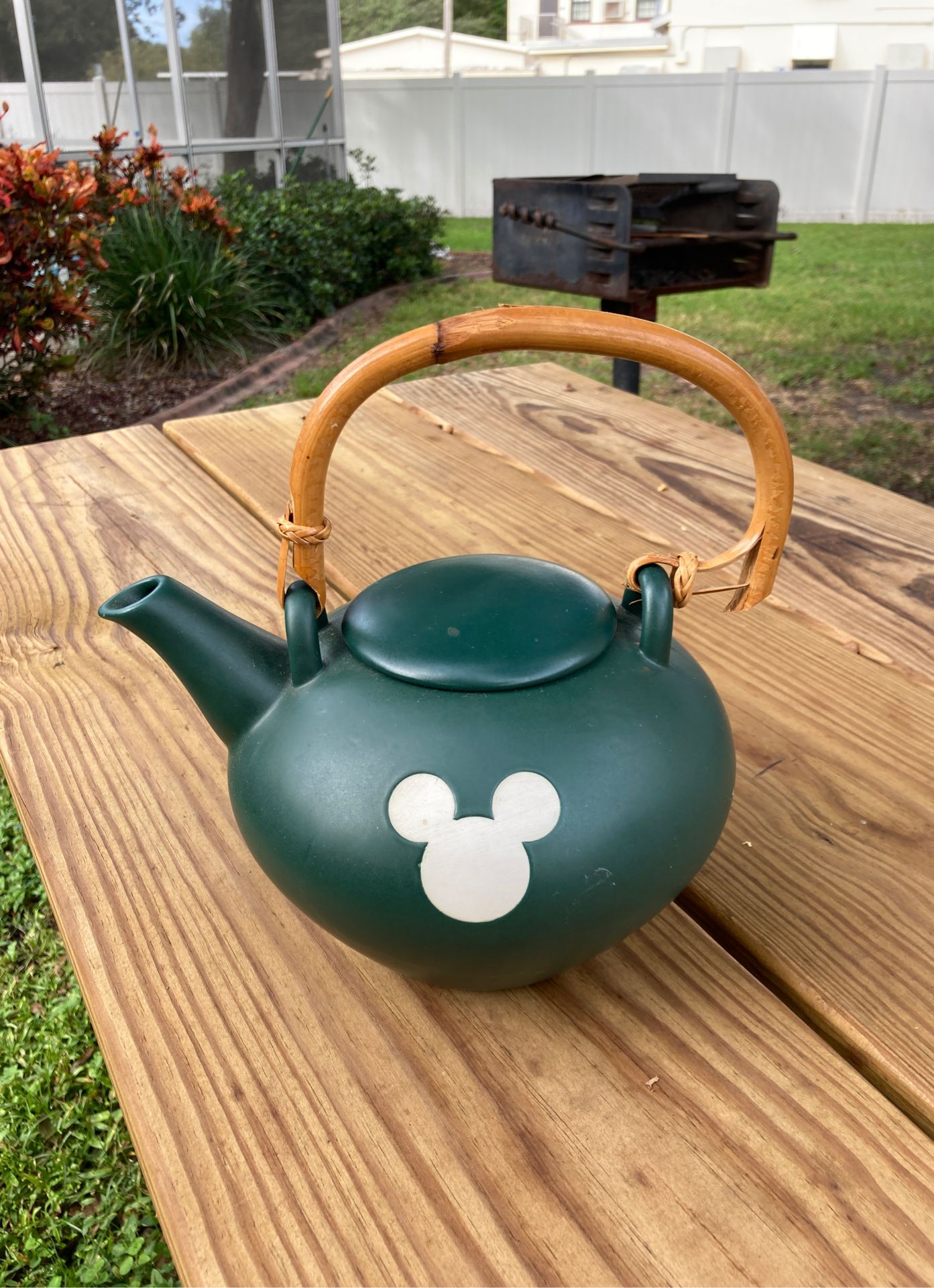 Disney themed tea pot. Mickey Mouse logo