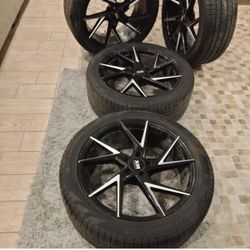 Tires & Rims (used Like New)