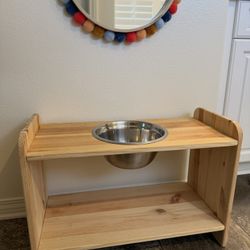 Wood Toddler Montessori Self Care Station