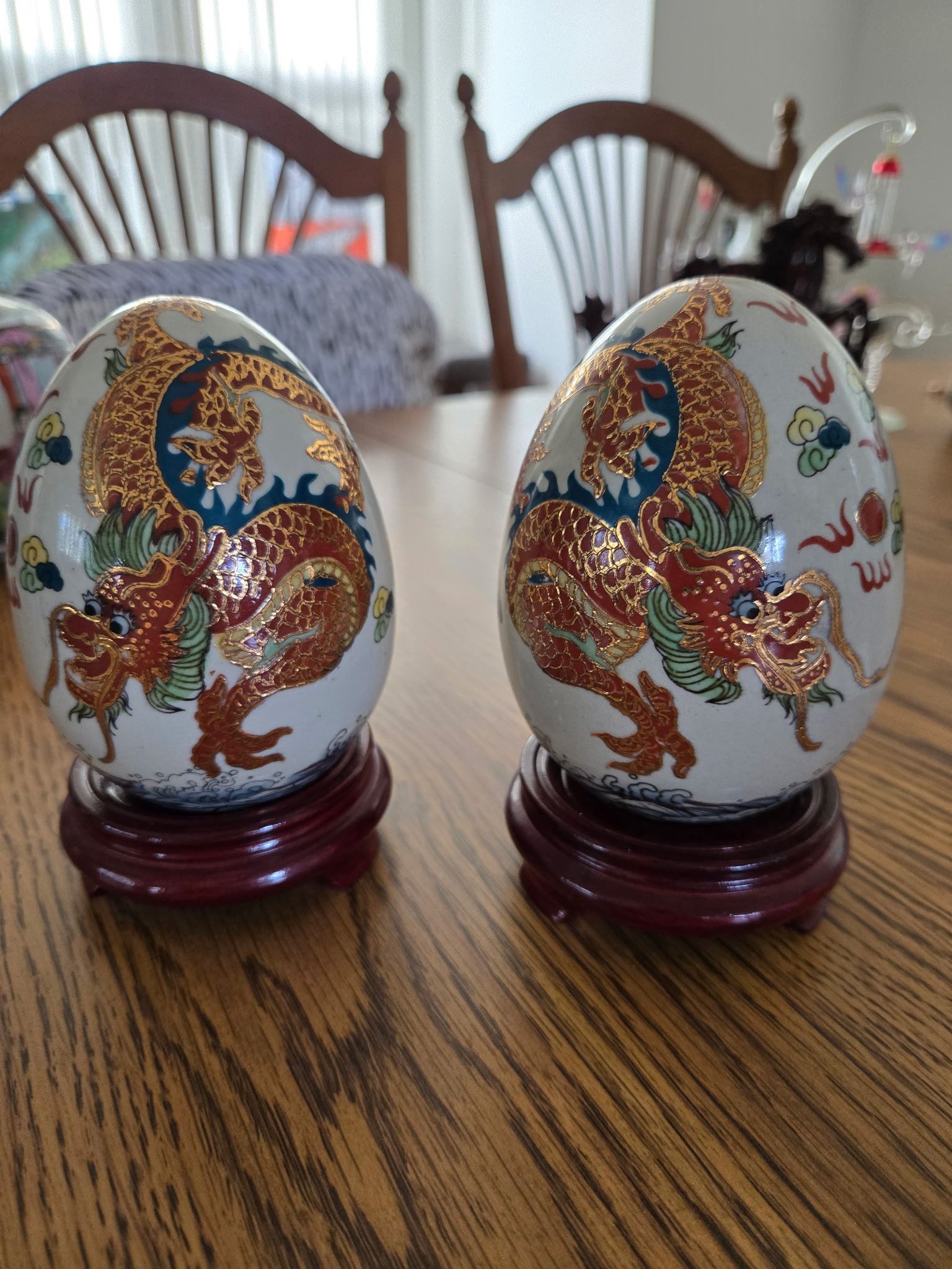 Oriental Decor Eggs