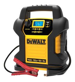 Jump starter with air compressor