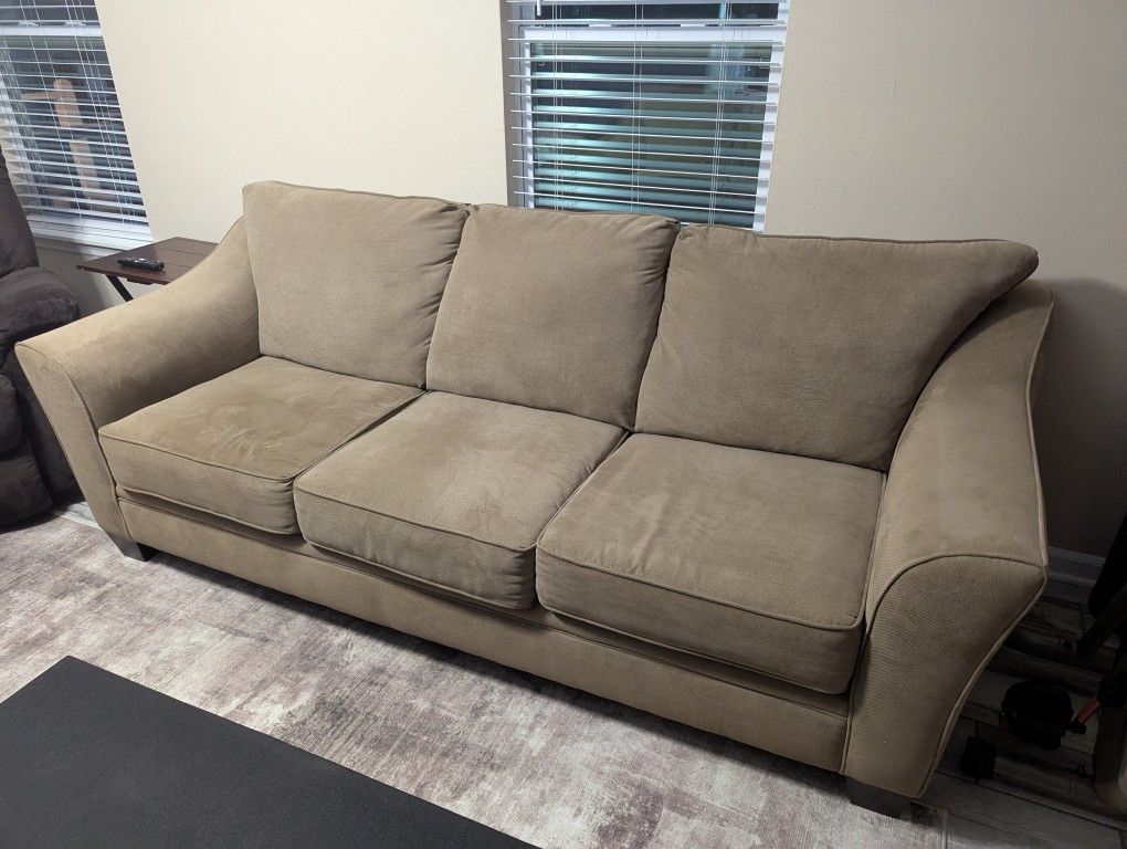 Kevin Charles Beige Sofa/Couch