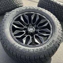New 20” Jeep Wrangler Gladiator Rubicon JL JK Wheels rims AT Tires